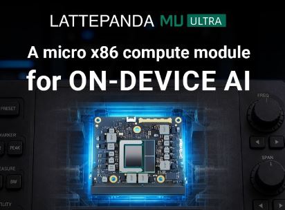 �Ϻ���λ�����˷��� LattePanda Mu Ultra������˲� AI ��΢�� x86 ����ģ��
